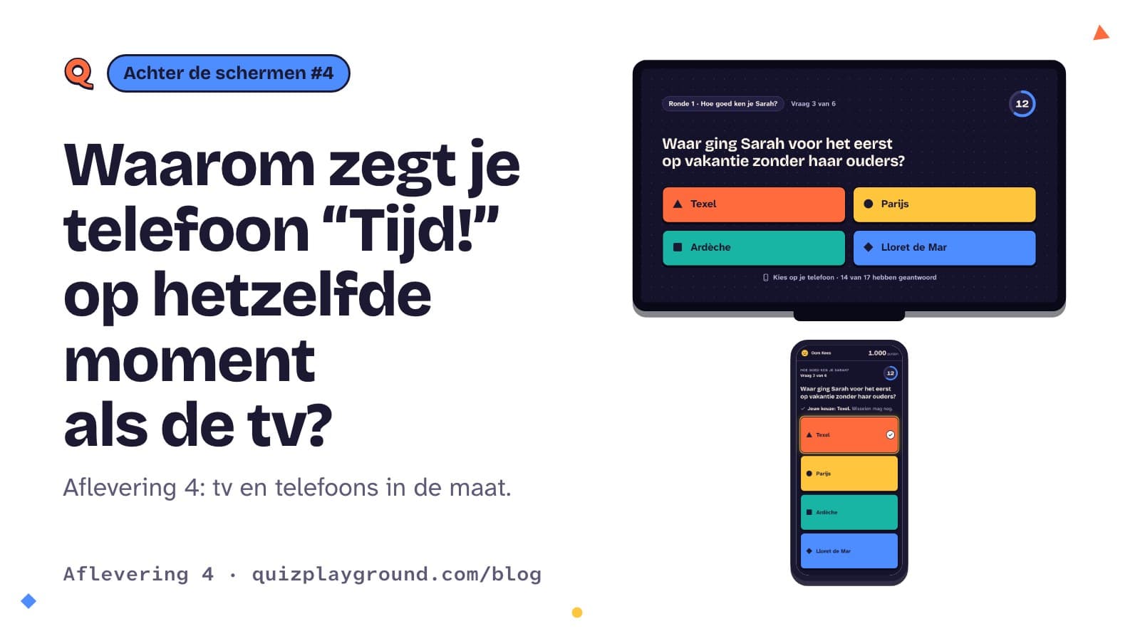 Achter de schermen #4: Tv en telefoons in de maat