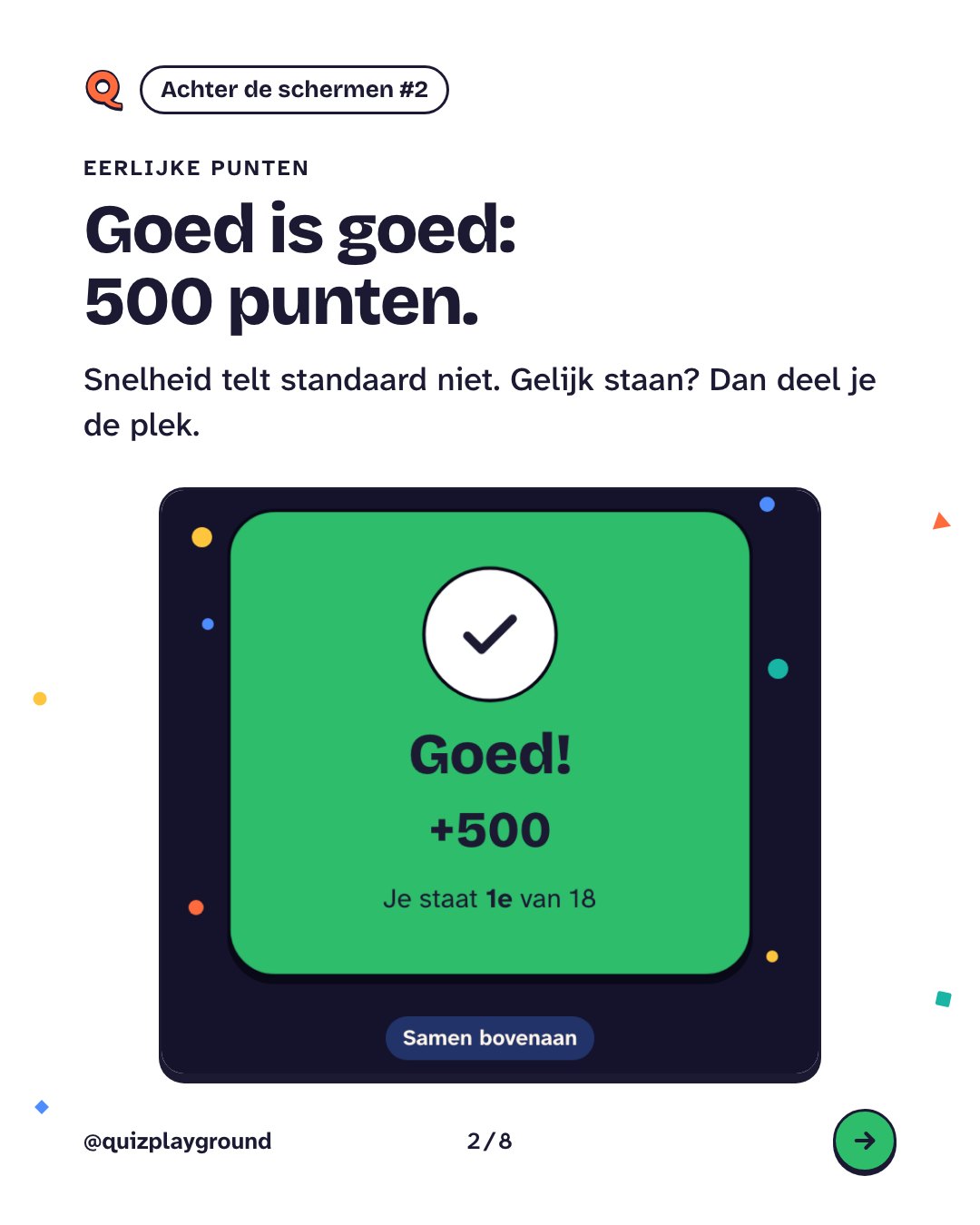 Goed is goed: 500 punten